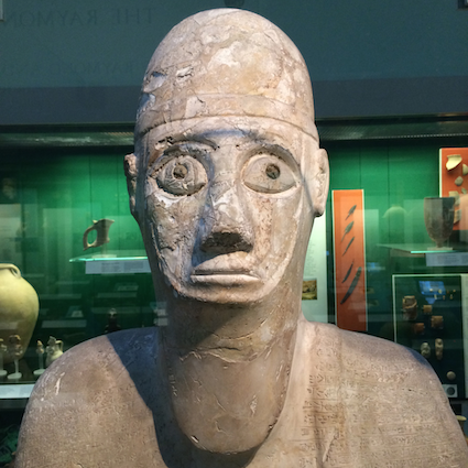 Statue of Idrimi at   the British Museum