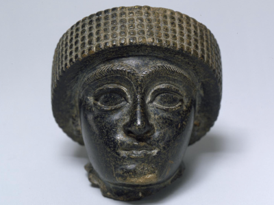 Head of Gudea from Penn Museum number B16664.