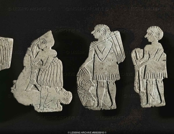 image of decorations from the palace at Ebla