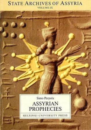 Cover of published volume S. Parpola, Assyrian Prophecies (1997) 